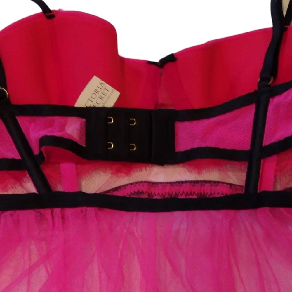 NWT Victoria Secret Tulle Baby Doll Lingerie